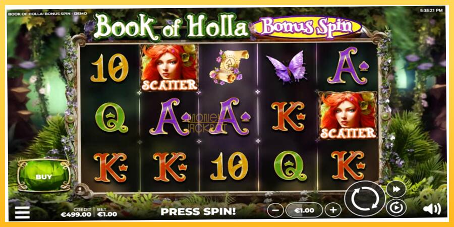 Игровой аппарат Book of Holla: Bonus Spin - игра на реальные деньги, картинка 2