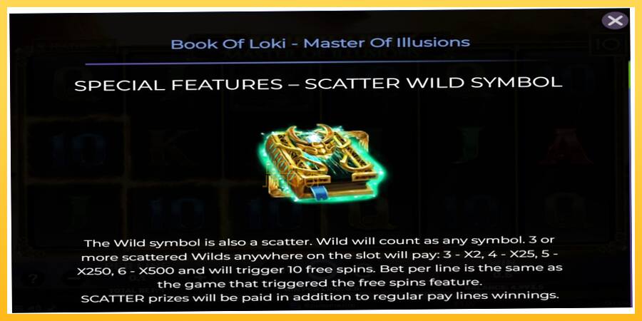 Игровой аппарат Book Of Loki - Master Of Illusions - игра на реальные деньги, картинка 4