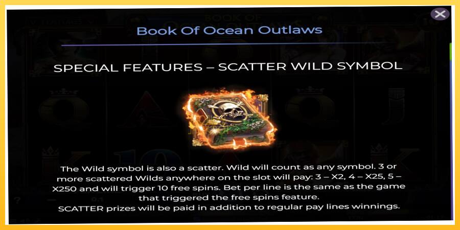 Игровой аппарат Book of Ocean Outlaws - игра на реальные деньги, картинка 4