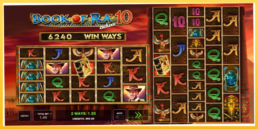 Игровой аппарат Book of Ra Deluxe 10 Win Ways - игра на реальные деньги, картинка 2