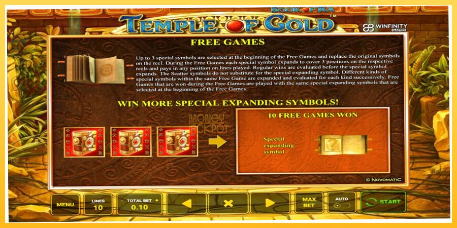 Игровой аппарат Book of Ra Temple of Gold - игра на реальные деньги, картинка 4