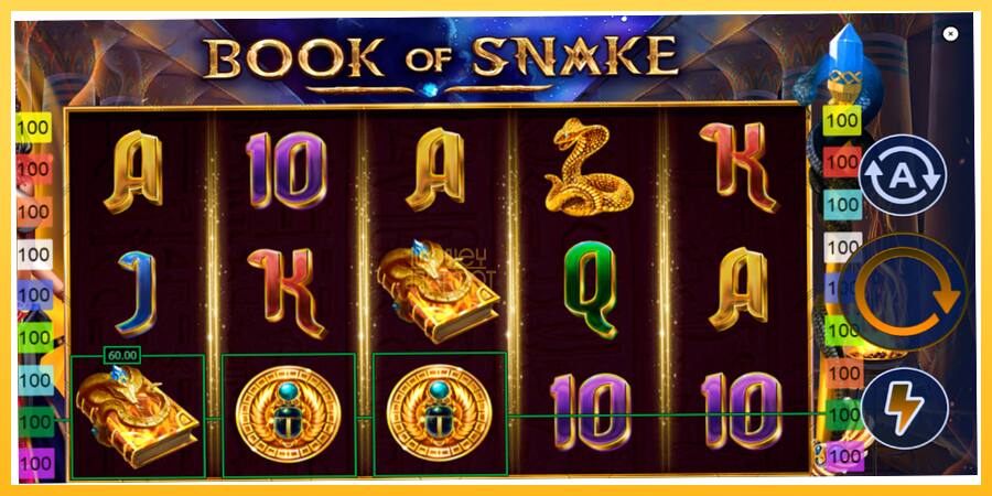 Игровой аппарат Book of Snake - игра на реальные деньги, картинка 3