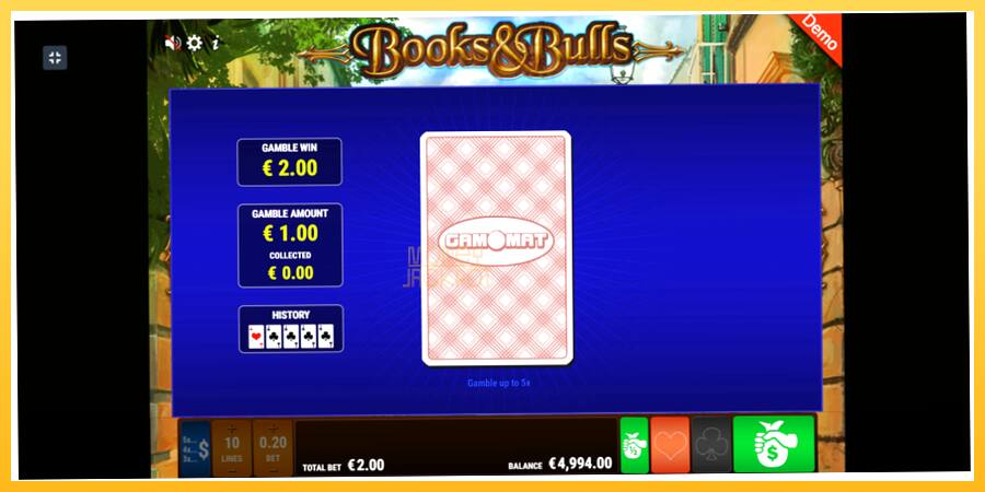 Игровой аппарат Books Bulls - игра на реальные деньги, картинка 4