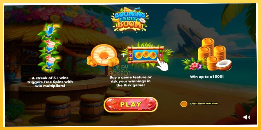 Игровой аппарат Booming Fruity Boom - игра на реальные деньги, картинка 1