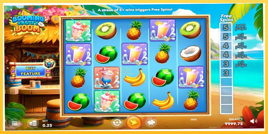 Игровой аппарат Booming Fruity Boom - игра на реальные деньги, картинка 2