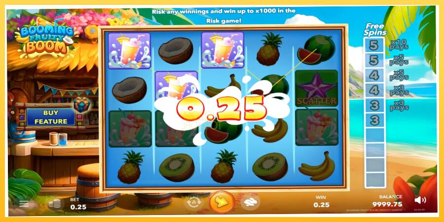 Игровой аппарат Booming Fruity Boom - игра на реальные деньги, картинка 3