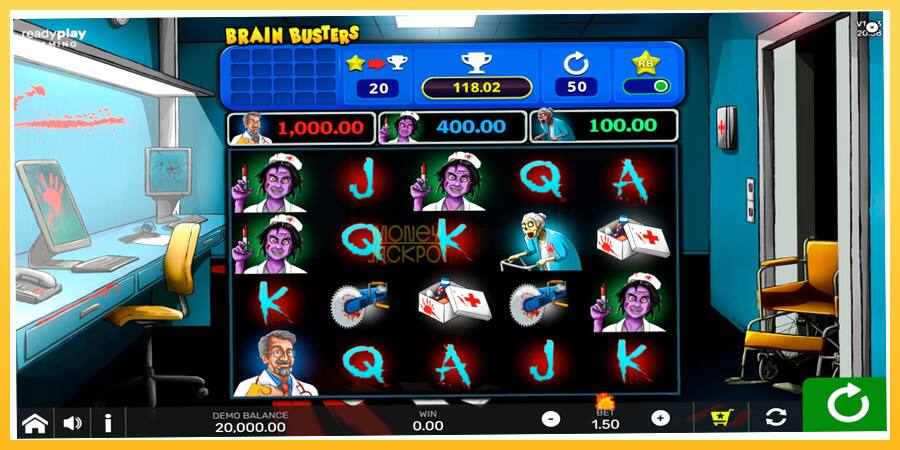 Игровой аппарат Brain Busters - игра на реальные деньги, картинка 1