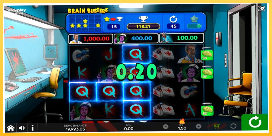 Игровой аппарат Brain Busters - игра на реальные деньги, картинка 4