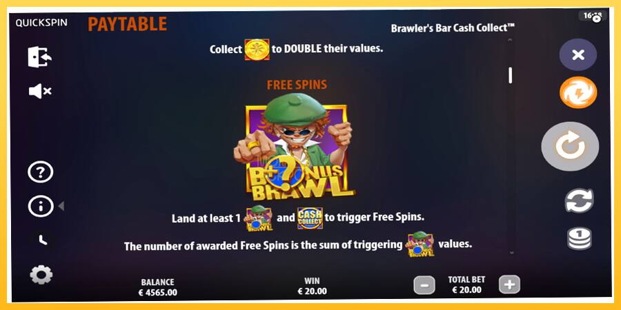 Игровой аппарат Brawlers Bar Cash Collect - игра на реальные деньги, картинка 5