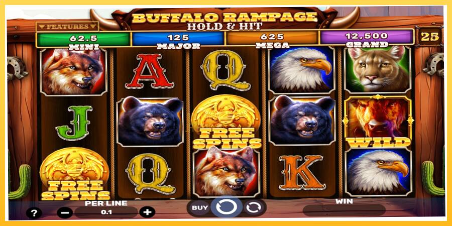 Игровой аппарат Buffalo Rampage Hold & Hit - игра на реальные деньги, картинка 1