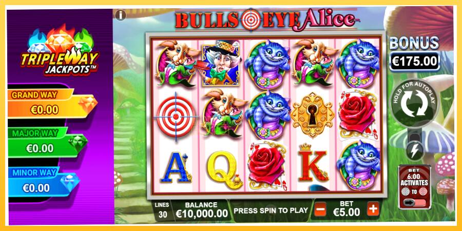 Игровой аппарат Bulls Eye Alice - игра на реальные деньги, картинка 2