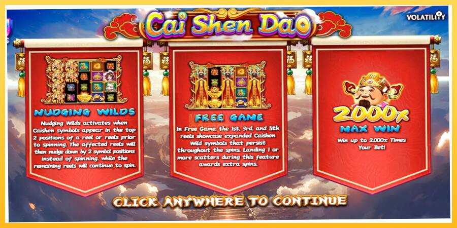 Игровой аппарат Cai Shen Dao - игра на реальные деньги, картинка 1