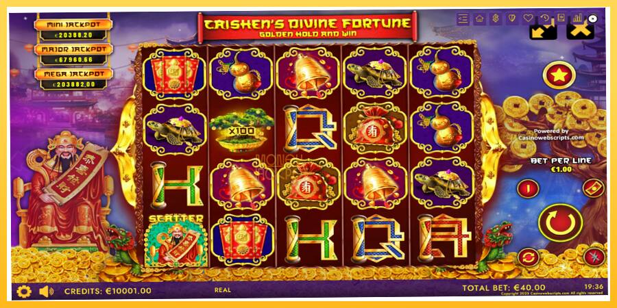 Игровой аппарат Caishens Divine Fortune - игра на реальные деньги, картинка 2