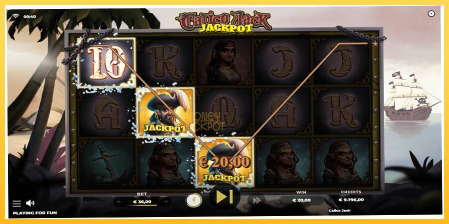 Игровой аппарат Calico Jack Jackpot - игра на реальные деньги, картинка 4