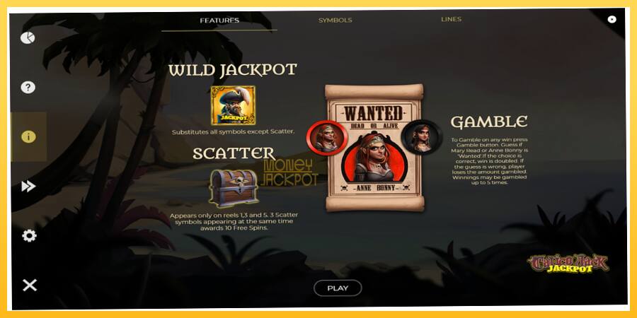 Игровой аппарат Calico Jack Jackpot - игра на реальные деньги, картинка 5