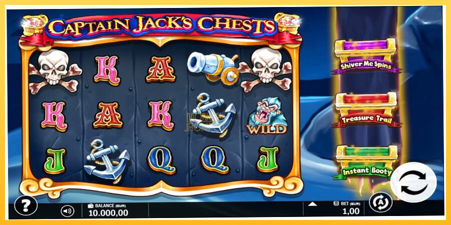 Игровой аппарат Captain Jacks Chests - игра на реальные деньги, картинка 1