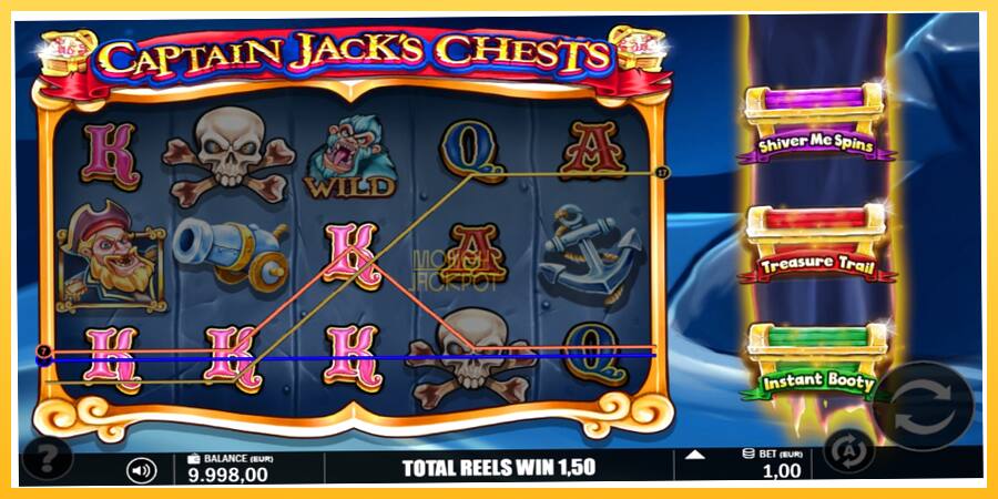 Игровой аппарат Captain Jacks Chests - игра на реальные деньги, картинка 2