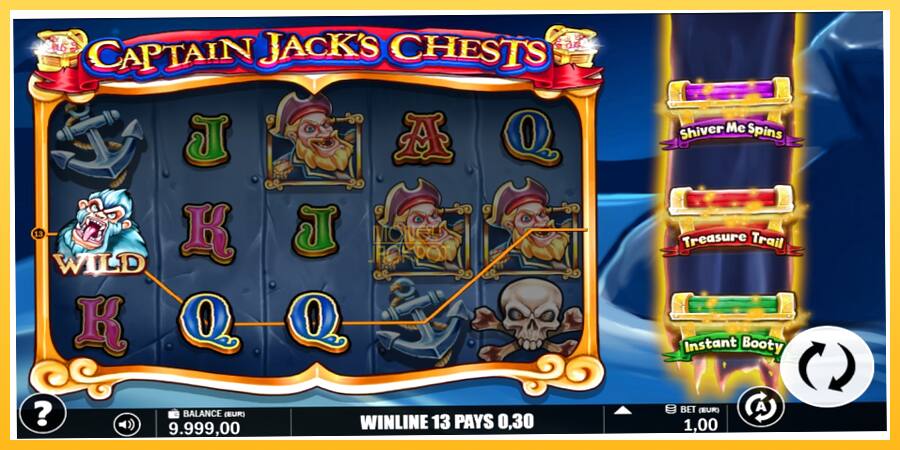 Игровой аппарат Captain Jacks Chests - игра на реальные деньги, картинка 3