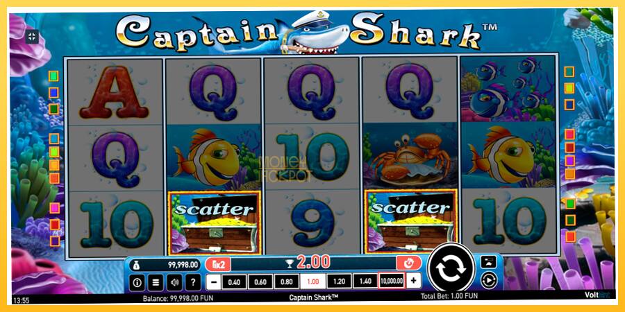 Игровой аппарат Captain Shark - игра на реальные деньги, картинка 2