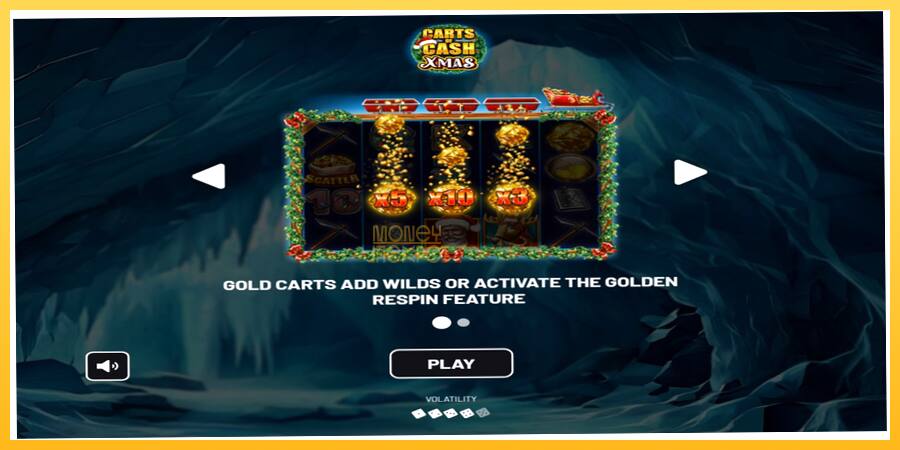 Игровой аппарат Carts of Cash Xmas - игра на реальные деньги, картинка 1