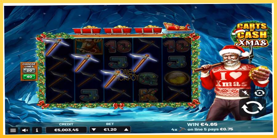 Игровой аппарат Carts of Cash Xmas - игра на реальные деньги, картинка 3