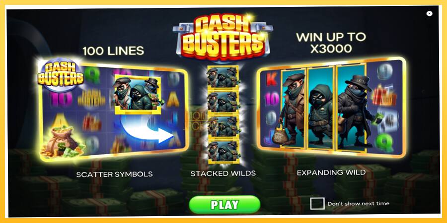 Игровой аппарат Cash Busters - игра на реальные деньги, картинка 1