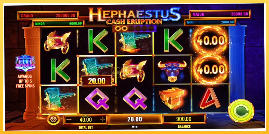 Игровой аппарат Cash Eruption Hephaestus - игра на реальные деньги, картинка 3