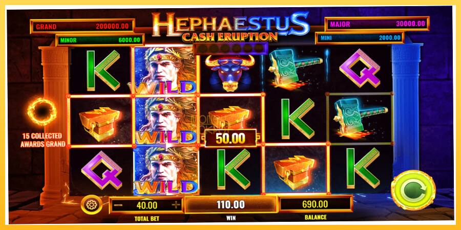 Игровой аппарат Cash Eruption Hephaestus - игра на реальные деньги, картинка 4