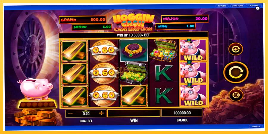 Игровой аппарат Cash Eruption Hoggin Cash - игра на реальные деньги, картинка 1