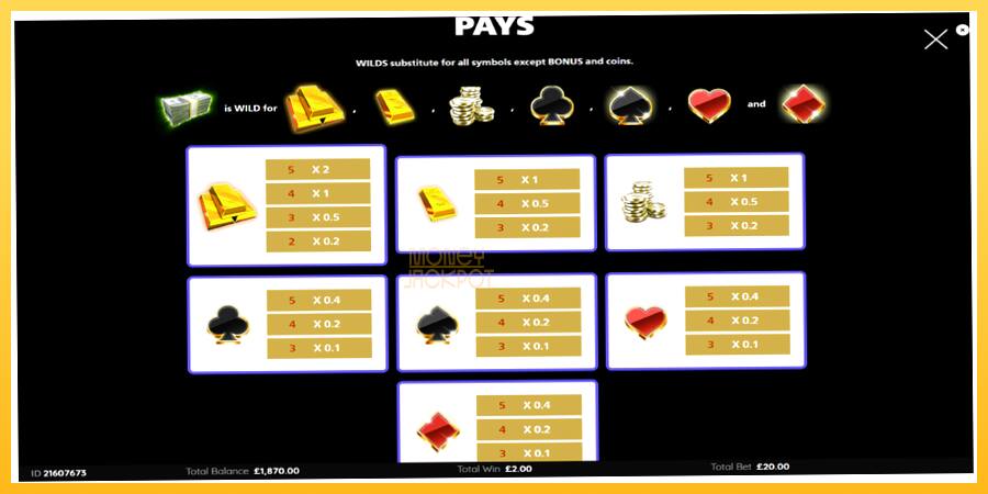 Игровой аппарат Cash Falls: Add Em Up Gold - игра на реальные деньги, картинка 5