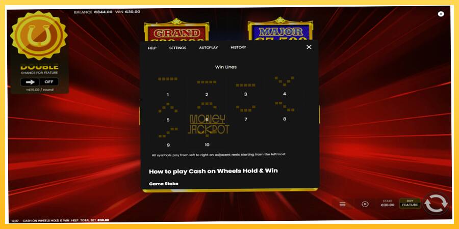 Игровой аппарат Cash on Wheels Hold and Win - игра на реальные деньги, картинка 7