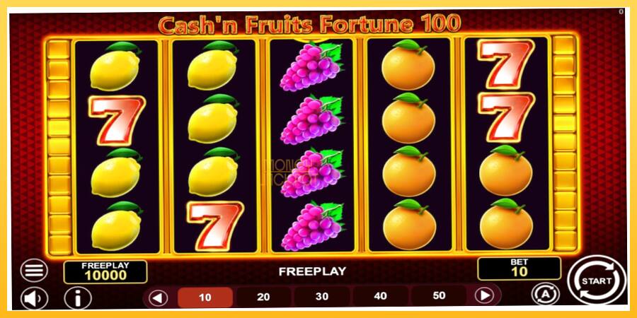 Игровой аппарат Cashn Fruits Fortune 100 - игра на реальные деньги, картинка 1