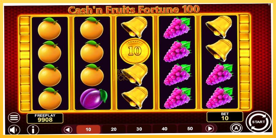 Игровой аппарат Cashn Fruits Fortune 100 - игра на реальные деньги, картинка 3