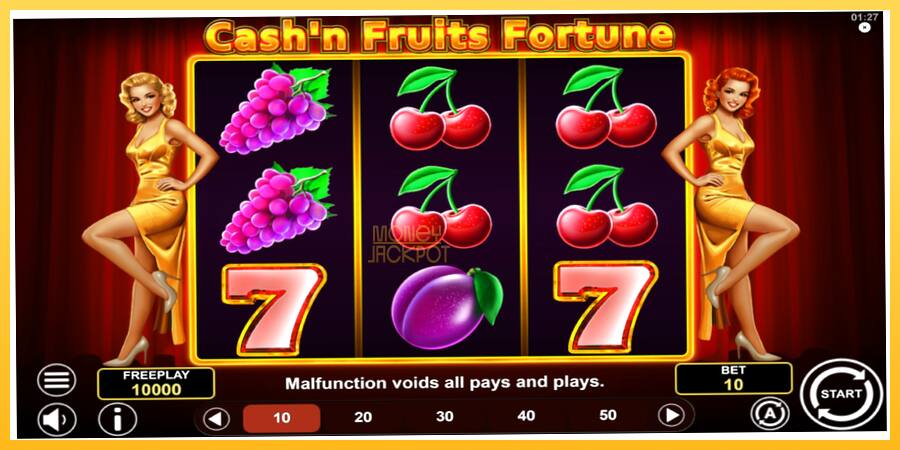 Игровой аппарат Cashn Fruits Fortune - игра на реальные деньги, картинка 2