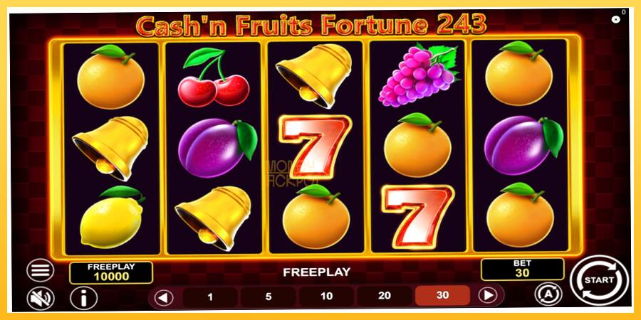 Игровой аппарат Cashn Fruits Fortune 243 - игра на реальные деньги, картинка 2