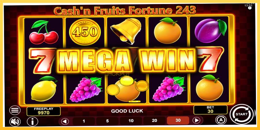 Игровой аппарат Cashn Fruits Fortune 243 - игра на реальные деньги, картинка 3