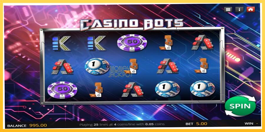 Игровой аппарат Casino Bots - игра на реальные деньги, картинка 1