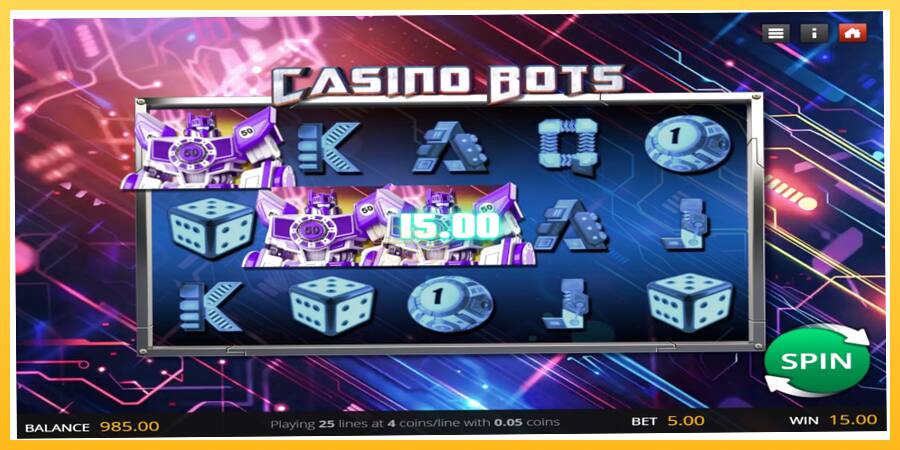 Игровой аппарат Casino Bots - игра на реальные деньги, картинка 2