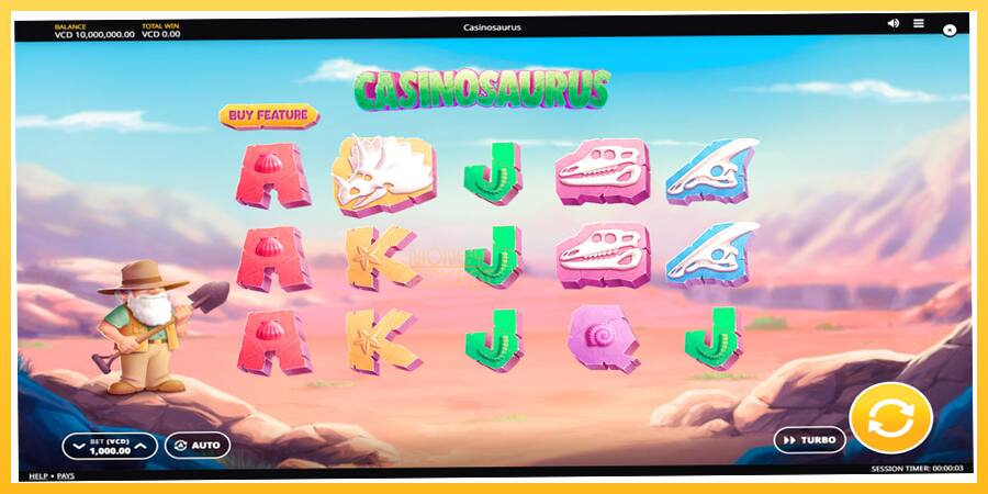 Игровой аппарат Casinosaurus - игра на реальные деньги, картинка 1