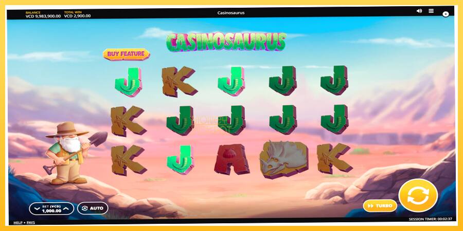 Игровой аппарат Casinosaurus - игра на реальные деньги, картинка 2