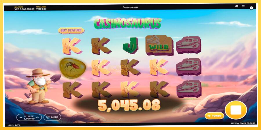 Игровой аппарат Casinosaurus - игра на реальные деньги, картинка 3