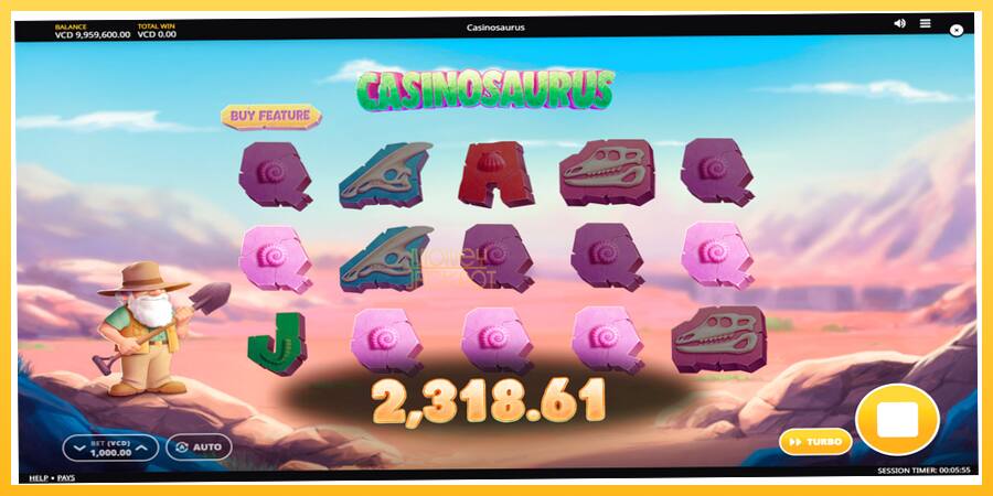 Игровой аппарат Casinosaurus - игра на реальные деньги, картинка 5