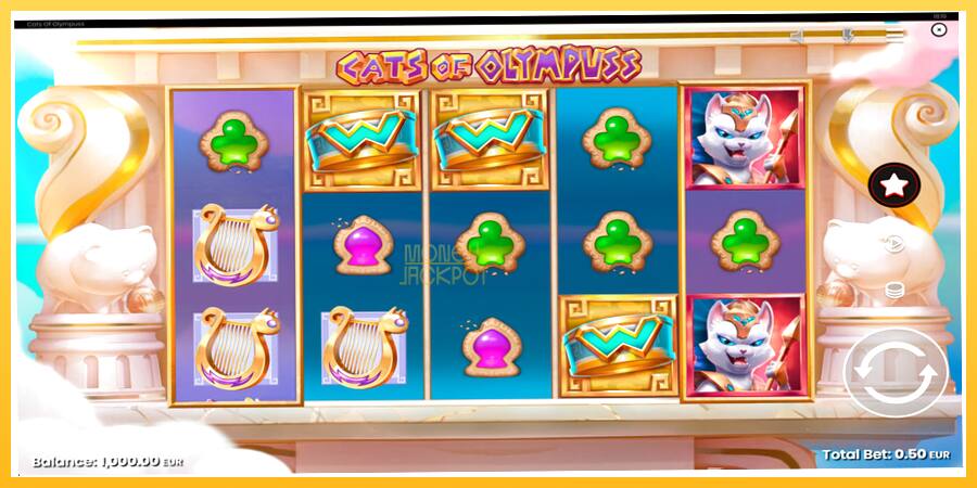 Игровой аппарат Cats of Olympuss - игра на реальные деньги, картинка 1