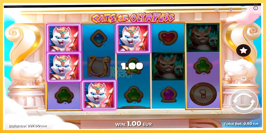 Игровой аппарат Cats of Olympuss - игра на реальные деньги, картинка 2