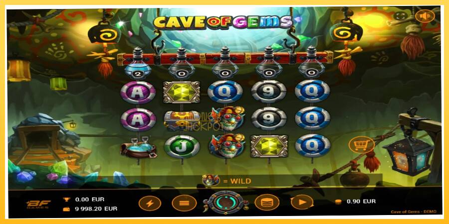 Игровой аппарат Cave of Gems - игра на реальные деньги, картинка 2