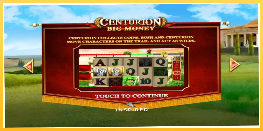 Игровой аппарат Centurion Big Money - игра на реальные деньги, картинка 1