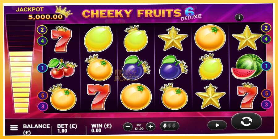 Игровой аппарат Cheeky Fruits 6 Deluxe - игра на реальные деньги, картинка 2