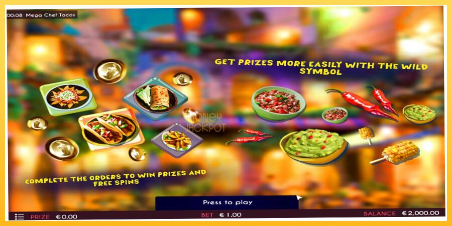 Игровой аппарат Chef de Tacos - игра на реальные деньги, картинка 1