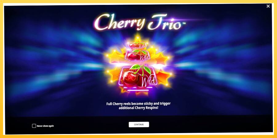 Игровой аппарат Cherry Trio - игра на реальные деньги, картинка 1