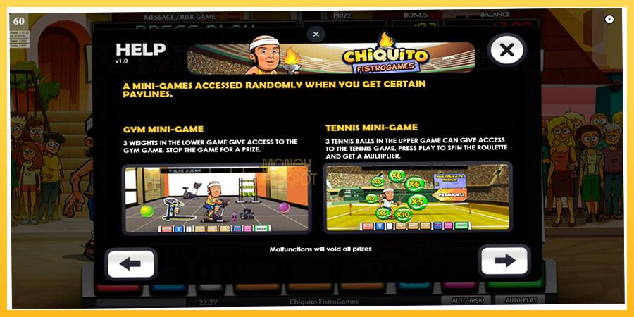 Игровой аппарат Chiquito FistroGames - игра на реальные деньги, картинка 6